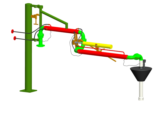 天津客戶定制采購的一批AL1402頂部裝卸焦油鶴管已發往使用現場(圖1) 天津客戶定制采購的一批AL1402頂部裝卸焦油鶴管已發往使用現場(1)