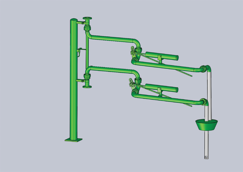 云南保山客戶定制采購的一批AL1412型汽車頂部裝卸臂鶴管(液硫鶴管)已通過物流發往使用現場(1) 云南保山客戶定制采購的一批AL1412型汽車頂部裝卸臂鶴管(液硫鶴管)已通過物流發往使用現場(1)